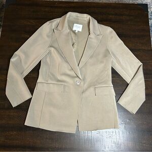 Anthropologie Maison d' Amelie Tan Blazer